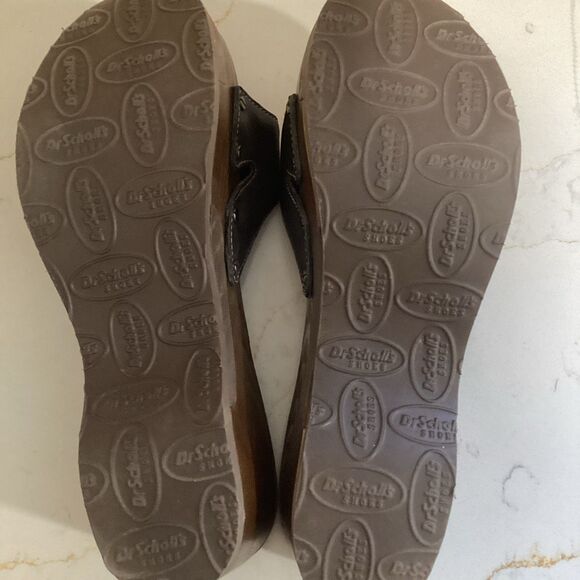 NEW Dr. Scholl’s Original Max Wedge Slip On Sandals Sz 8 Gray - Picture 6 of 6